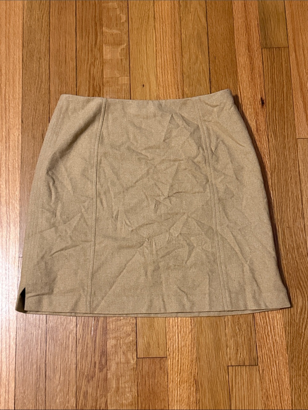 Banana Republic Factory Tan Wool Mini Pencil Skirt Size 4